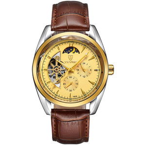 TEVISE Men's Casual Business Tourbillon Star Automatic Mechanical Watch