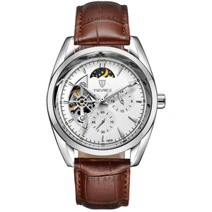 TEVISE Men's Casual Business Tourbillon Star Automatic Mechanical Watch