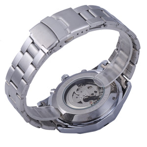 Winner W340 Stainless Steel Strap Automatic Mechanical Watch for Men