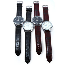 Load image into Gallery viewer, Winner W062 Men Automatic Mechanical Watch with Leather Band Date Display