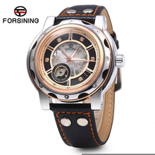 Load image into Gallery viewer, Forsining Self-Winding Auto Mechanical Leather Wrist Watch for Men 30m Water Resistance