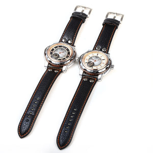 Forsining Self-Winding Auto Mechanical Leather Wrist Watch for Men 30m Water Resistance