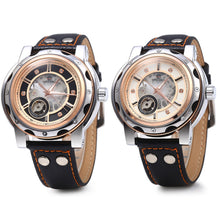 Load image into Gallery viewer, Forsining Self-Winding Auto Mechanical Leather Wrist Watch for Men 30m Water Resistance