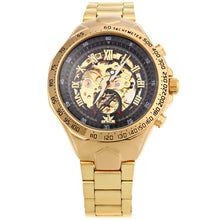 Load image into Gallery viewer, Sewor SWQ18 Retro Male Mechanical Hand Wind Watch Roman Numerals Display Wristwatch