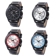 Load image into Gallery viewer, JARAGAR F120540 Male Auto Mechanical Watch Calendar Display Genuine Leather Band Wristwatch