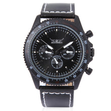 Load image into Gallery viewer, JARAGAR F120540 Male Auto Mechanical Watch Calendar Display Genuine Leather Band Wristwatch