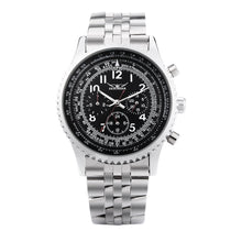 Load image into Gallery viewer, JARAGAR J014 Men Automatic Mechanical Watch Three Working Sub-dials Wristwatch