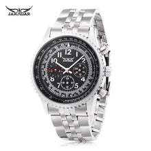 Load image into Gallery viewer, JARAGAR J014 Men Automatic Mechanical Watch Three Working Sub-dials Wristwatch