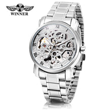 Load image into Gallery viewer, Winner F1205217 Male Auto Mechanical Watch Hollow-out Dial Daily Water Resistance Luminous Wristwatch