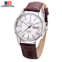 Load image into Gallery viewer, CARNIVAL 8623G Male Auto Mechanical Watch Imported Movt Date Day Display Wristwatch