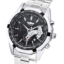 Load image into Gallery viewer, WINNER W050 Male Auto Mechanical Watch Chronograph Date Display Wristwatch