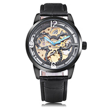 Load image into Gallery viewer, Winner 275 Male Auto Mechanical Watch Wheel Pattern Dial Luminous Men Wristwatch