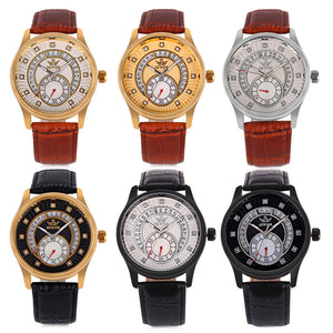 SEWOR SW060 Auto Mechanical Male Watch Chronograph Calendar Luminous Men Wristwatch