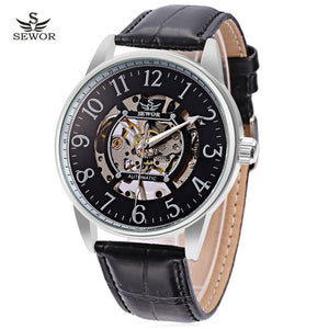 SEWOR SW028 Male Mechanical Watch Water Resistance Luminous Wristwatch for Men