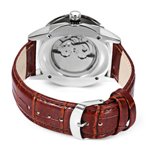 SEWOR SW069 Men Auto Mechanical Watch Tourbillon Luminous Moon Phase 24 hours Display Wristwatch