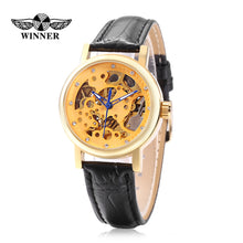 Load image into Gallery viewer, Winner H036L Women Auto Mechanical Rhinestone Watch