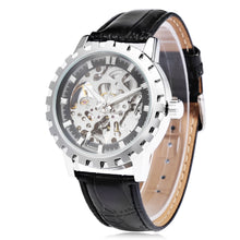 Load image into Gallery viewer, Winner 047 Male Automatic Mechanical Watch Luminous Transparent Movt Men Wristwatch