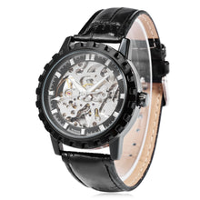 Load image into Gallery viewer, Winner 047 Male Automatic Mechanical Watch Luminous Transparent Movt Men Wristwatch