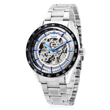 Load image into Gallery viewer, Winner 172 Men Automatic Mechanical Watch Luminous Hollow Movt Wristwatch for Men