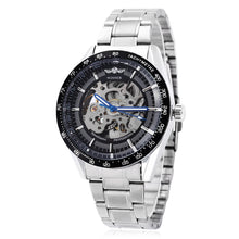 Load image into Gallery viewer, Winner 172 Men Automatic Mechanical Watch Luminous Hollow Movt Wristwatch for Men