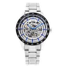 Load image into Gallery viewer, Winner 172 Men Automatic Mechanical Watch Luminous Hollow Movt Wristwatch for Men